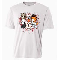 My Little Horror Crew Halloween Cats Cooling Performance Crew T-Shirt