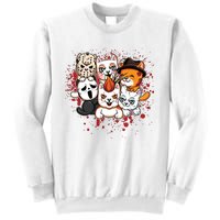 My Little Horror Crew Halloween Cats Sweatshirt