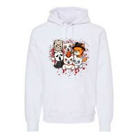 My Little Horror Crew Halloween Cats Premium Hoodie