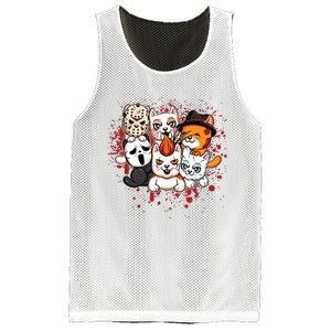 My Little Horror Crew Halloween Cats Mesh Reversible Basketball Jersey Tank