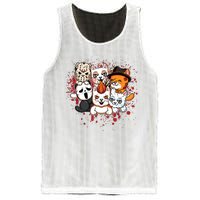 My Little Horror Crew Halloween Cats Mesh Reversible Basketball Jersey Tank