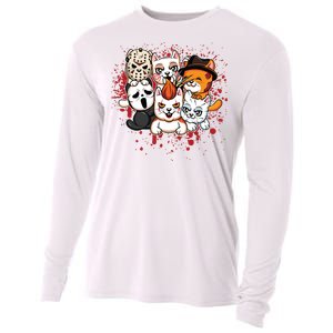 My Little Horror Crew Halloween Cats Cooling Performance Long Sleeve Crew