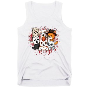 My Little Horror Crew Halloween Cats Tank Top