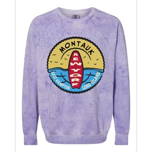 Montauk Long Island Colorblast Crewneck Sweatshirt