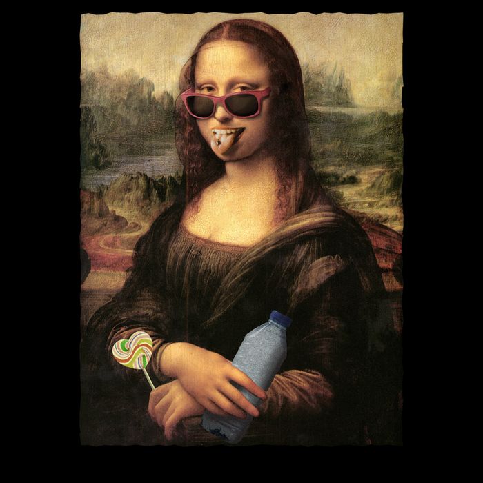 Mona Lisa I'm Ready Funny Party 16 in Basic Backpack