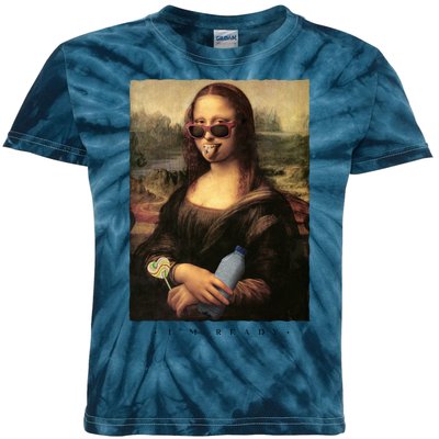 Mona Lisa I'm Ready Funny Party Kids Tie-Dye T-Shirt