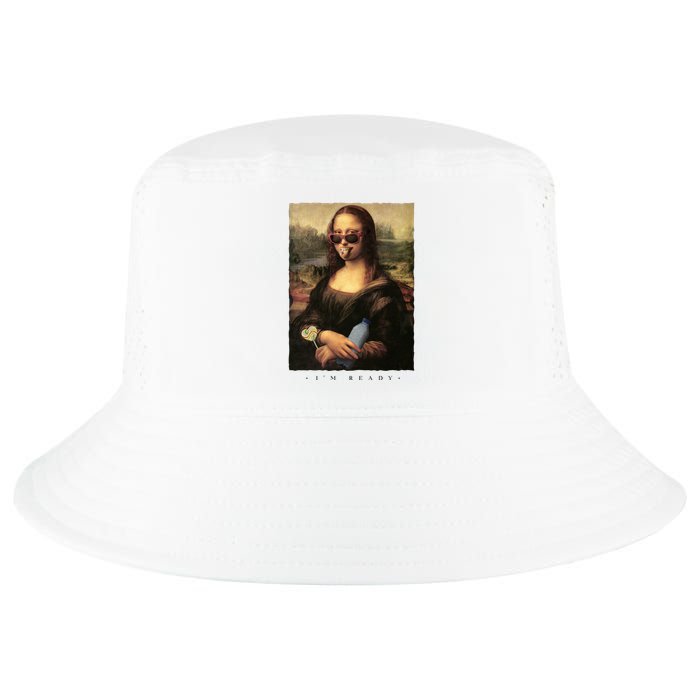 Mona Lisa I'm Ready Funny Party Cool Comfort Performance Bucket Hat
