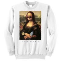 Mona Lisa I'm Ready Funny Party Sweatshirt