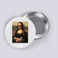 Mona Lisa I'm Ready Funny Party Button