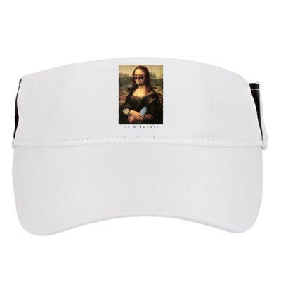 Mona Lisa I'm Ready Funny Party Adult Drive Performance Visor