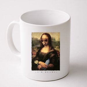 Mona Lisa I'm Ready Funny Party Coffee Mug