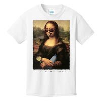 Mona Lisa I'm Ready Funny Party Kids T-Shirt