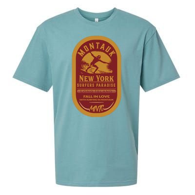 Montauk Long Island Surfers Paradise Sueded Cloud Jersey T-Shirt