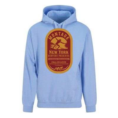 Montauk Long Island Surfers Paradise Unisex Surf Hoodie