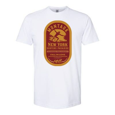 Montauk Long Island Surfers Paradise Softstyle CVC T-Shirt