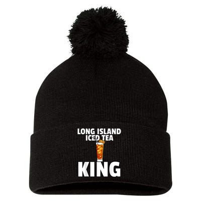 Mens Long Island Iced Tea For King Pom Pom 12in Knit Beanie