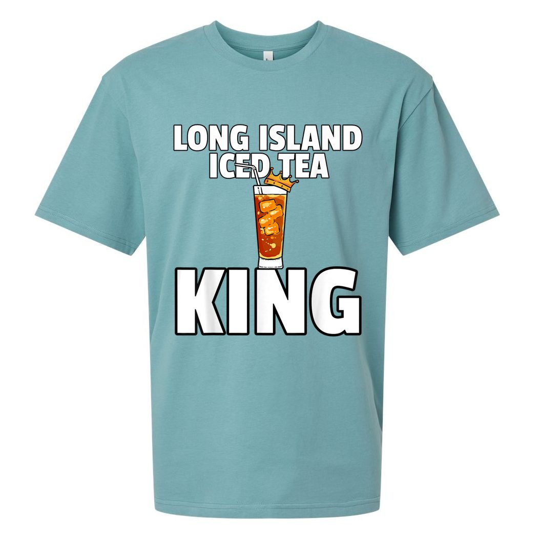 Mens Long Island Iced Tea For King Sueded Cloud Jersey T-Shirt