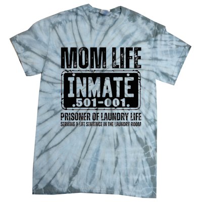 Mom Life Inmate Funny Halloween Costume Family Matching Tie-Dye T-Shirt