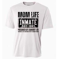 Mom Life Inmate Funny Halloween Costume Family Matching Cooling Performance Crew T-Shirt