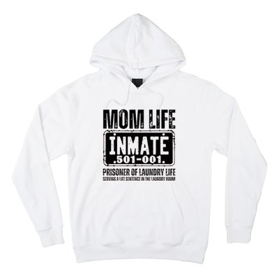 Mom Life Inmate Funny Halloween Costume Family Matching Hoodie