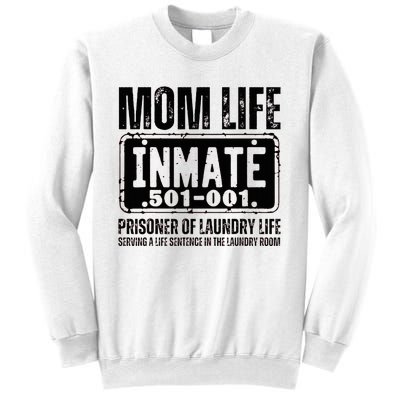 Mom Life Inmate Funny Halloween Costume Family Matching Sweatshirt