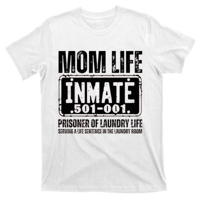 Mom Life Inmate Funny Halloween Costume Family Matching T-Shirt