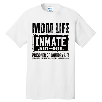 Mom Life Inmate Funny Halloween Costume Family Matching Tall T-Shirt