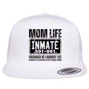 Mom Life Inmate Funny Halloween Costume Family Matching Flat Bill Trucker Hat