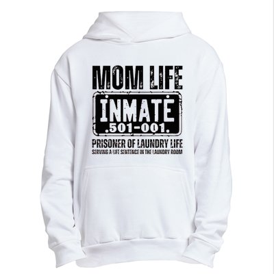 Mom Life Inmate Funny Halloween Costume Family Matching Urban Pullover Hoodie