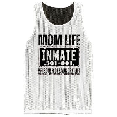 Mom Life Inmate Funny Halloween Costume Family Matching Mesh Reversible Basketball Jersey Tank