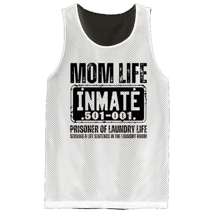 Mom Life Inmate Funny Halloween Costume Family Matching Mesh Reversible Basketball Jersey Tank