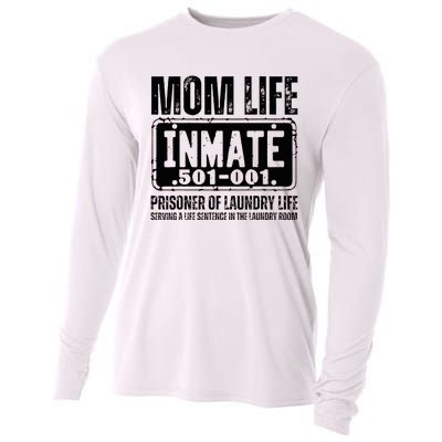 Mom Life Inmate Funny Halloween Costume Family Matching Cooling Performance Long Sleeve Crew