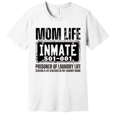 Mom Life Inmate Funny Halloween Costume Family Matching Premium T-Shirt