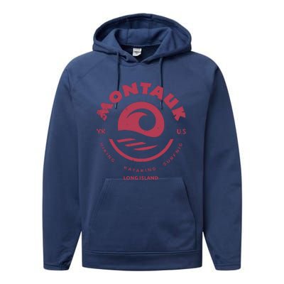 Montauk Long Island Performance Fleece Hoodie