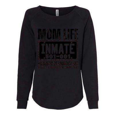 Mom Life Inmate Funny Halloween Costume Family Matching Womens California Wash Sweatshirt