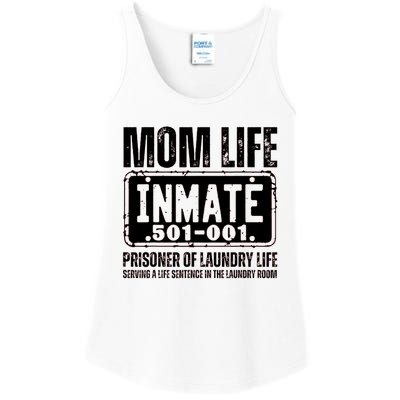 Mom Life Inmate Funny Halloween Costume Family Matching Ladies Essential Tank