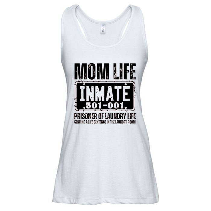 Mom Life Inmate Funny Halloween Costume Family Matching Ladies Essential Flowy Tank