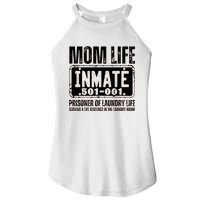 Mom Life Inmate Funny Halloween Costume Family Matching Women's Perfect Tri Rocker Tank