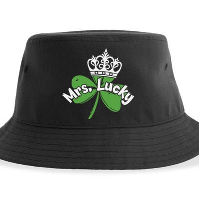 Mrs Lucky Irish Shamrock Sustainable Bucket Hat