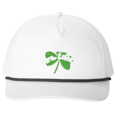 Mrs Lucky Irish Shamrock Snapback Five-Panel Rope Hat