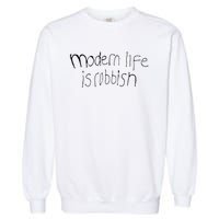 Modern Life Is Rubbish Vintage Garment-Dyed Sweatshirt