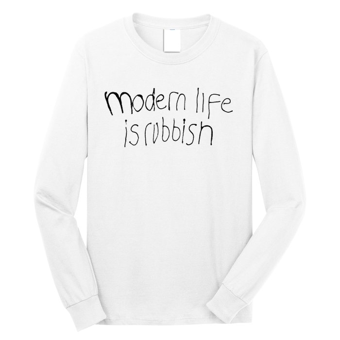 Modern Life Is Rubbish Vintage Long Sleeve Shirt