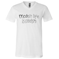 Modern Life Is Rubbish Vintage V-Neck T-Shirt