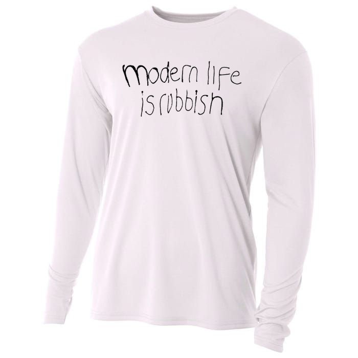 Modern Life Is Rubbish Vintage Cooling Performance Long Sleeve Crew