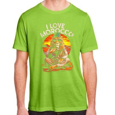 Morocco Lovers I Love Morocco Adult ChromaSoft Performance T-Shirt