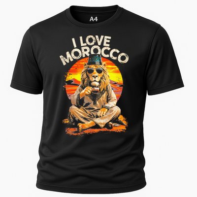 Morocco Lovers I Love Morocco Cooling Performance Crew T-Shirt