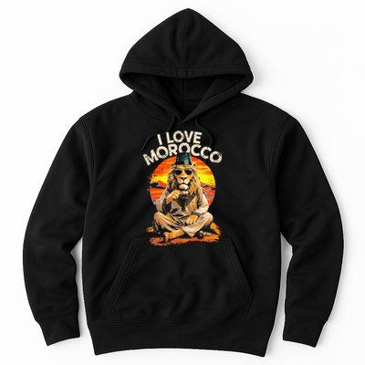 Morocco Lovers I Love Morocco Hoodie