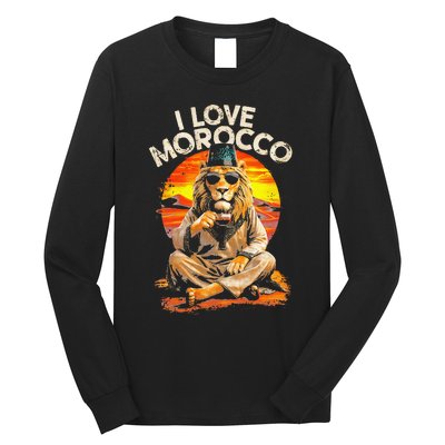 Morocco Lovers I Love Morocco Long Sleeve Shirt