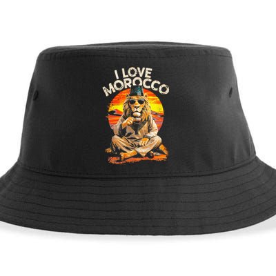 Morocco Lovers I Love Morocco Sustainable Bucket Hat