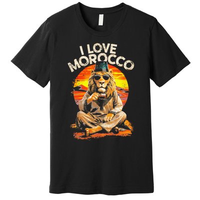 Morocco Lovers I Love Morocco Premium T-Shirt